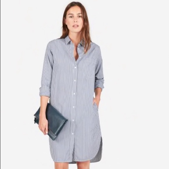 Everlane Dresses & Skirts - EVERLANE Cotton Pocket Shirt dress NWT